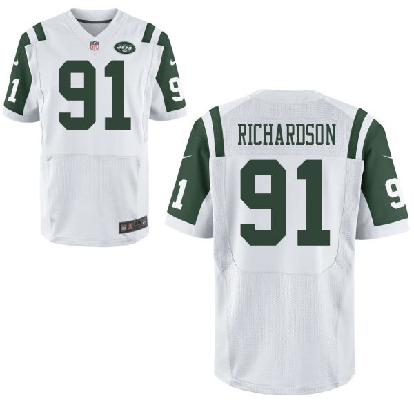 Sheldon Richardson New York Jets #91 Big And Tall Jersey - White