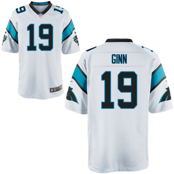 Ted Ginn Jr Carolina Panthers #19 Big And Tall Jersey - White