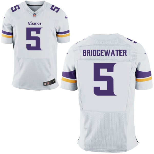 Teddy Bridgewater Minnesota Vikings #5 Big And Tall Jersey - White