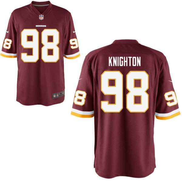 Terrance Knighton Washington Redskins #98 Big And Tall Jersey - Burgundy