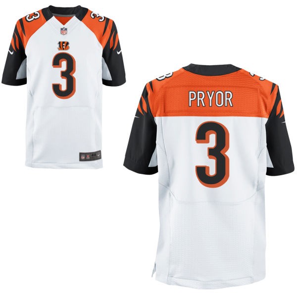 Terrelle Pryor Cincinnati Bengals #3 Big And Tall Jersey - White