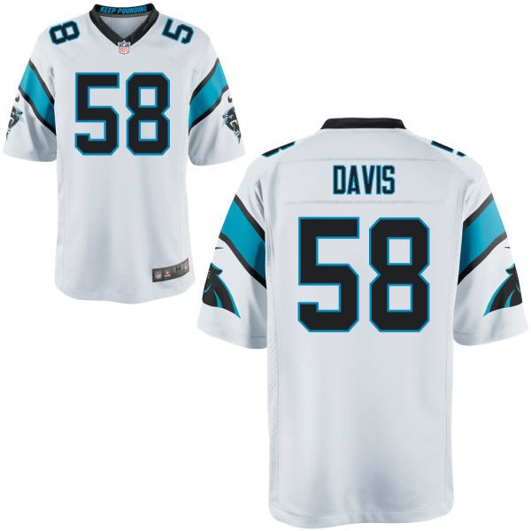 Thomas Davis Carolina Panthers #58 Big And Tall Jersey - White