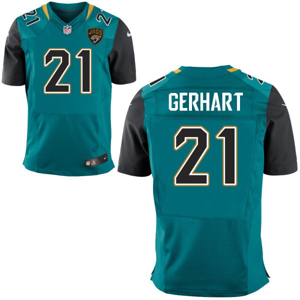 Toby Gerhart Jacksonville Jaguars #21 Big And Tall Jersey - Teal