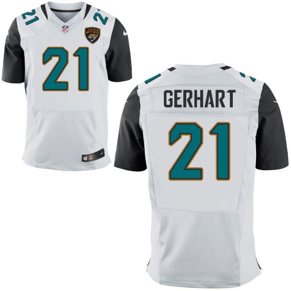 Toby Gerhart Jacksonville Jaguars #21 Big And Tall Jersey - White