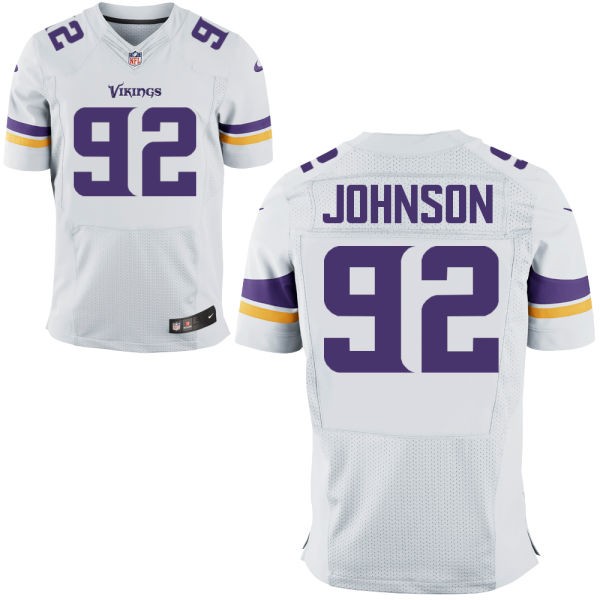 Tom Johnson Minnesota Vikings #92 Big And Tall Jersey - White