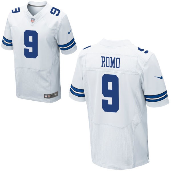 Tony Romo Dallas Cowboys #9 Big And Tall Jersey - White