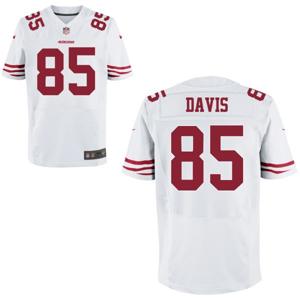 Vernon Davis San Francisco 49ers #85 Big And Tall Jersey - White