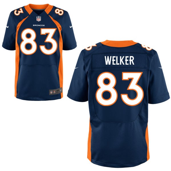 Wes Welker Denver Broncos #83 Big And Tall Jersey - Navy Blue