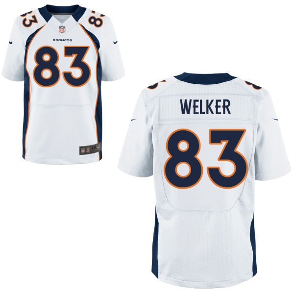 Wes Welker Denver Broncos #83 Big And Tall Jersey - White