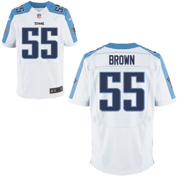 Zach Brown Tennessee Titans #55 Big And Tall Jersey - White