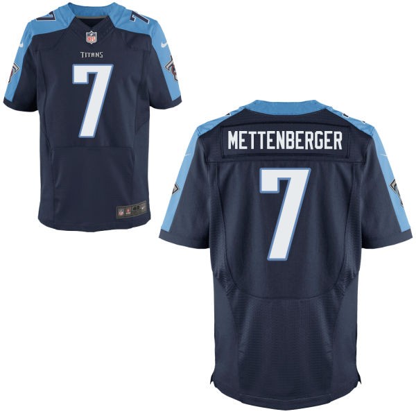 Zach Mettenberger Tennessee Titans #7 Big And Tall Jersey - Navy Blue