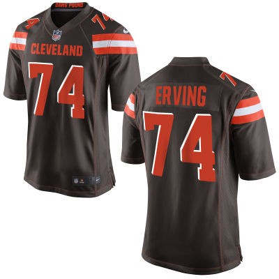 Cameron Erving 2015 Cleveland Browns #74 Big And Tall Jersey - Brown