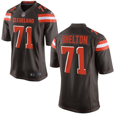 Danny Shelton 2015 Cleveland Browns #71 Big And Tall Jersey - Brown