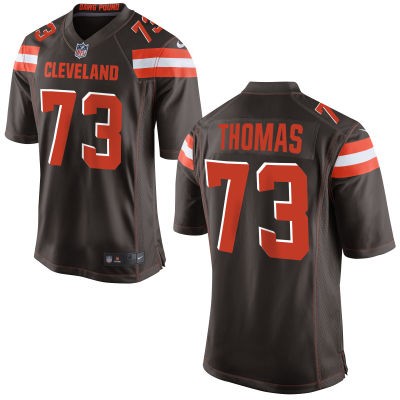 Joe Thomas 2015 Cleveland Browns #73 Big And Tall Jersey - Brown