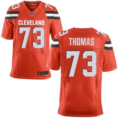 Joe Thomas 2015 Cleveland Browns #73 Big And Tall Jersey - Orange