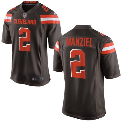 Johnny Manziel 2015 Cleveland Browns #2 Big And Tall Jersey - Brown