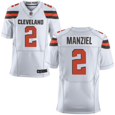 Johnny Manziel 2015 Cleveland Browns #2 Big And Tall Jersey - White