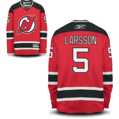 Adam Larsson New Jersey Devils #5 Home Big And Tall Jersey - Red