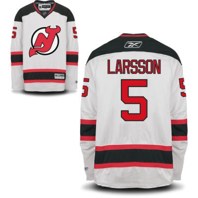 Adam Larsson New Jersey Devils #5 Road Big And Tall Jersey - White