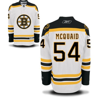 Adam McQuaid Boston Bruins #54 Road Big And Tall Jersey - White