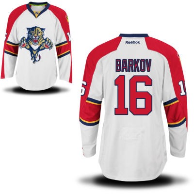 Aleksander Barkov Jr Florida Panthers #16 Road Big And Tall Jersey - White