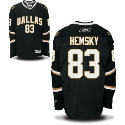 Ales Hemsky Dallas Stars #83 Home Big And Tall Jersey - Black