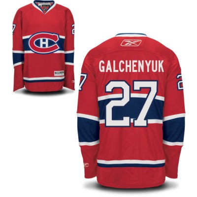 Alex Galchenyuk Montreal Canadiens #27 Home Big And Tall Jersey - Red