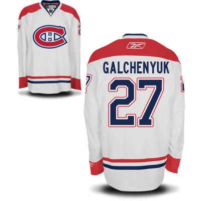 Alex Galchenyuk Montreal Canadiens #27 Road Big And Tall Jersey - White