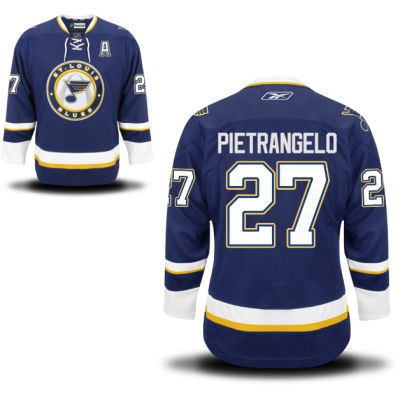 Alex Pietrangelo St. Louis Blues #27 Third A Patch Big And Tall Jersey - Blue