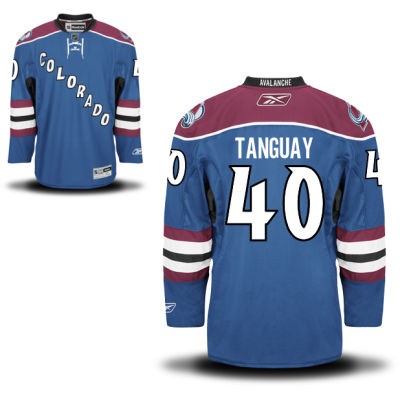 Alex Tanguay Colorado Avalanche #40 Alternate Big And Tall Jersey - Blue