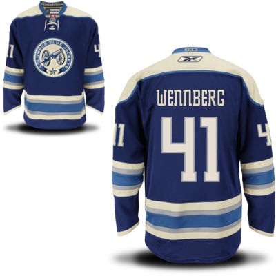 Alexander Wennberg Columbus Blue Jackets #41 Alternate Big And Tall Jersey - Blue