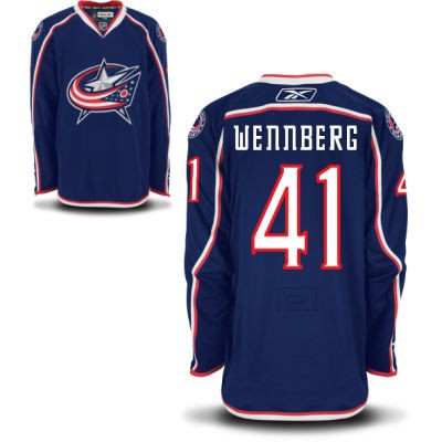 Alexander Wennberg Columbus Blue Jackets #41 Home Big And Tall Jersey - Blue