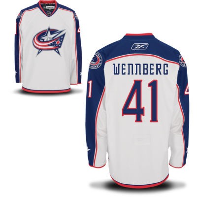 Alexander Wennberg Columbus Blue Jackets #41 Road Big And Tall Jersey - White