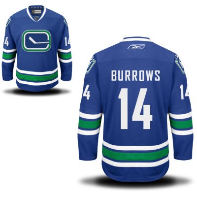 Alexandre Burrows Vancouver Canucks #14 Alternate Big And Tall Jersey - Blue