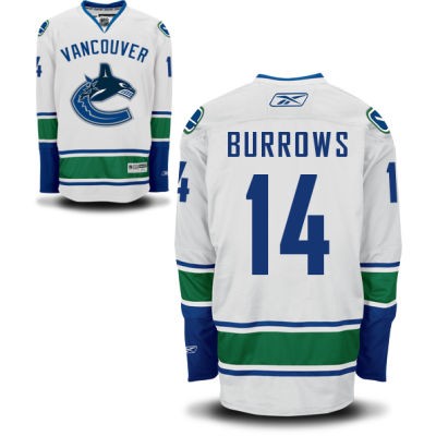 Alexandre Burrows Vancouver Canucks #14 Road Big And Tall Jersey - White