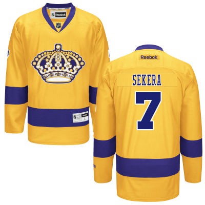 Andrej Sekera Los Angeles Kings #7 Alternate Crown Big And Tall Jersey - Gold