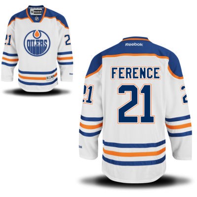 Andrew Ference Edmonton Oilers #21 Road Big And Tall Jersey - White