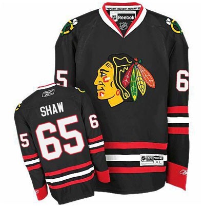 Andrew Shaw Chicago Blackhawks #65 Alternate Big And Tall Jersey - Black