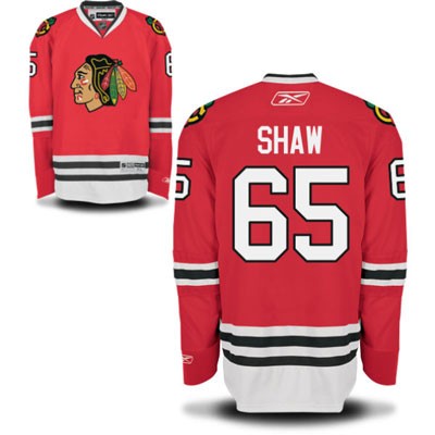 Andrew Shaw Chicago Blackhawks #65 Home Big And Tall Jersey - Red