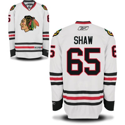 Andrew Shaw Chicago Blackhawks #65 Road Big And Tall Jersey - White