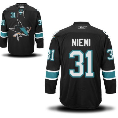 Antti Niemi San Jose Sharks #31 Alternate Big And Tall Jersey - Black