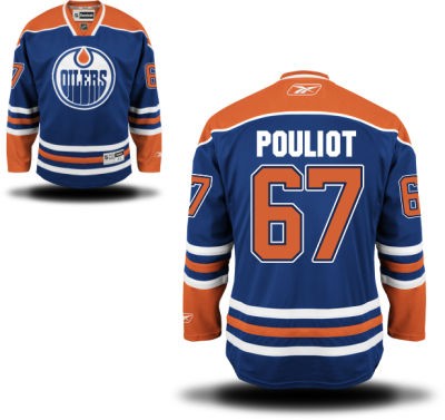 Benoit Pouliot Edmonton Oilers #67 Home Big And Tall Jersey - Blue