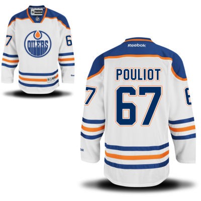 Benoit Pouliot Edmonton Oilers #67 Road Big And Tall Jersey - White