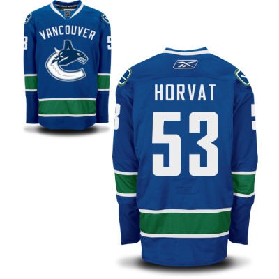 Bo Horvat Vancouver Canucks #53 Home Big And Tall Jersey - Blue