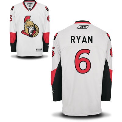 Bobby Ryan Ottawa Senators #6 Road Big And Tall Jersey - White