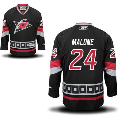 Brad Malone Carolina Hurricanes #24 Alternate Big And Tall Jersey - Black