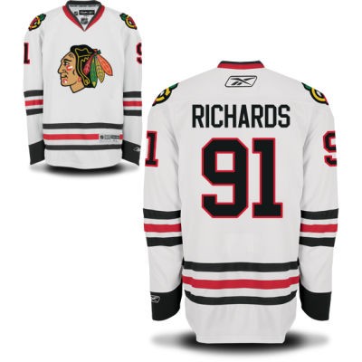 Brad Richards Chicago Blackhawks #91 Road Big And Tall Jersey - White