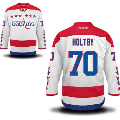 Braden Holtby Washington Capitals #70 Alternate Big And Tall Jersey - White