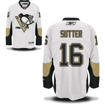 Brandon Sutter Pittsburgh Penguins #16 Road Big And Tall Jersey - White