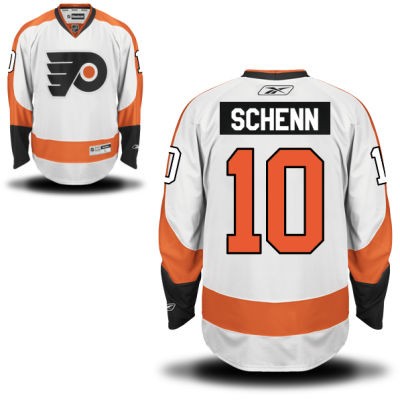 Brayden Schenn Philadelphia Flyers #10 Road Big And Tall Jersey - White